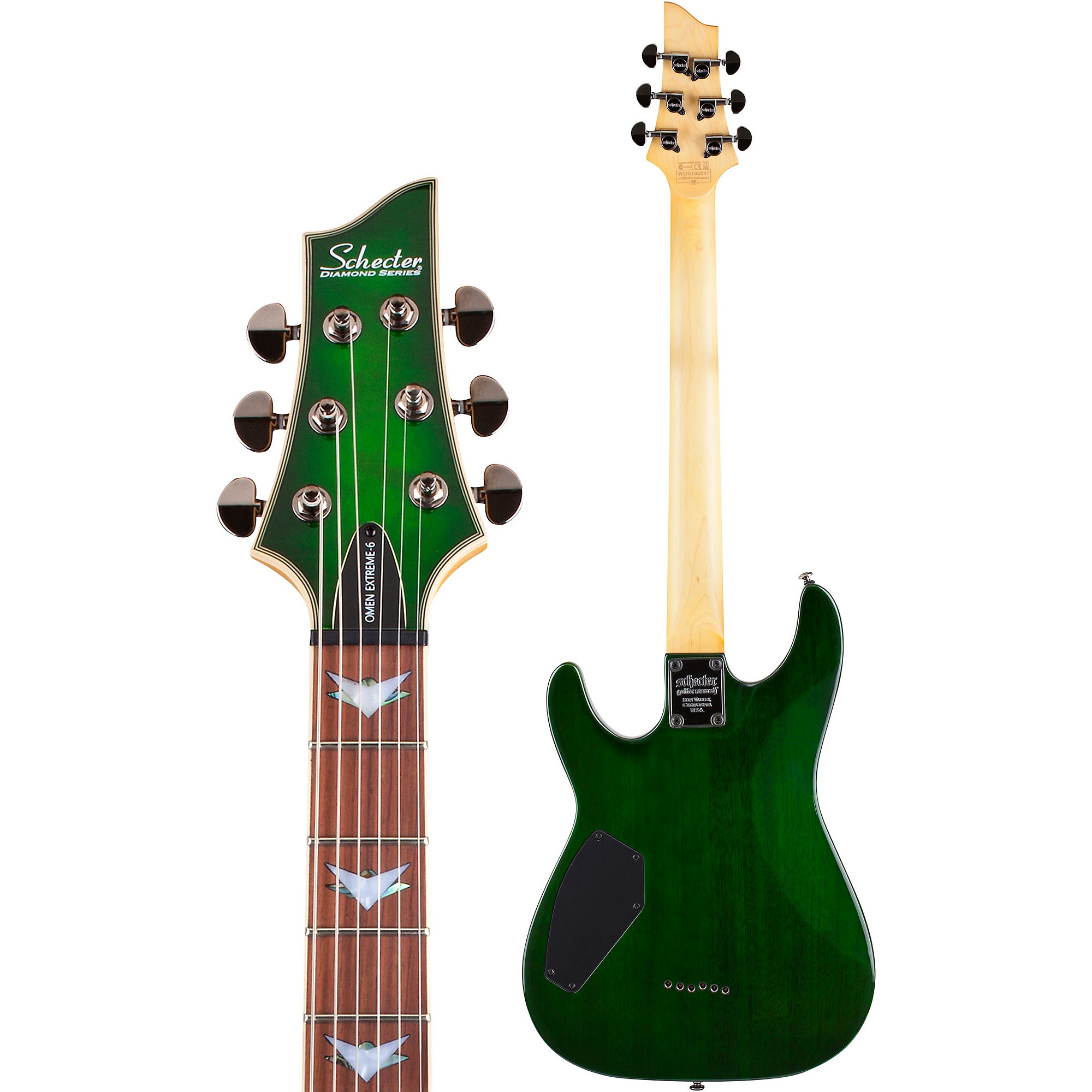 Schecter Guitar Research Omen Extreme-6 Electric Guitar - Green