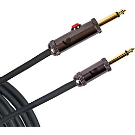 D'Addario Circuit Brea... D'Addario Circuit Breaker Instrument Cable With Latching Cut-Off Switch, Straight Plug 10 ft. Black