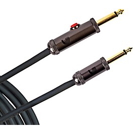 D'Addario Circuit Brea... D'Addario Circuit Breaker Instrument Cable With Latching Cut-Off Switch, Straight Plug 30 ft. Black