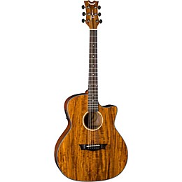 Dean Exotic Gloss Koa Cutaway Acoustic-Electric Guitar Natural