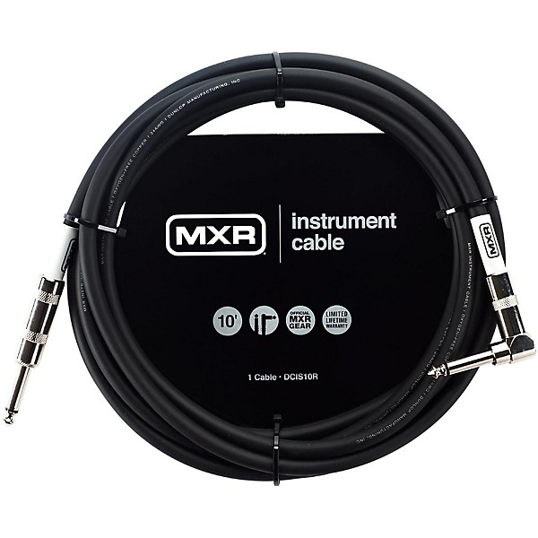 MXR Instrument Cable 10 ft. Black