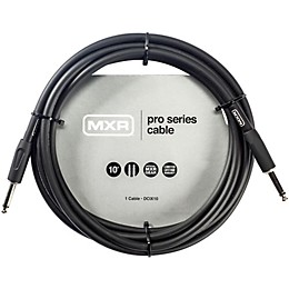 MXR Pro Series Straight To Straight Instrument Cable 10 ft. Black