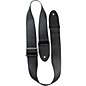 Perri's Italian Leather With Vintage Metal Hardware Adjustable Guitar Strap Black 2 in. thumbnail