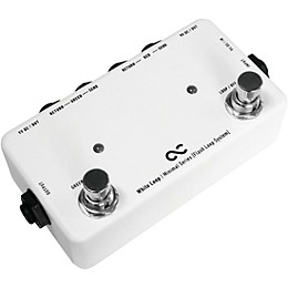 Open Box One Control White Loop Flash 2-Channel Switcher Pedal Level 1