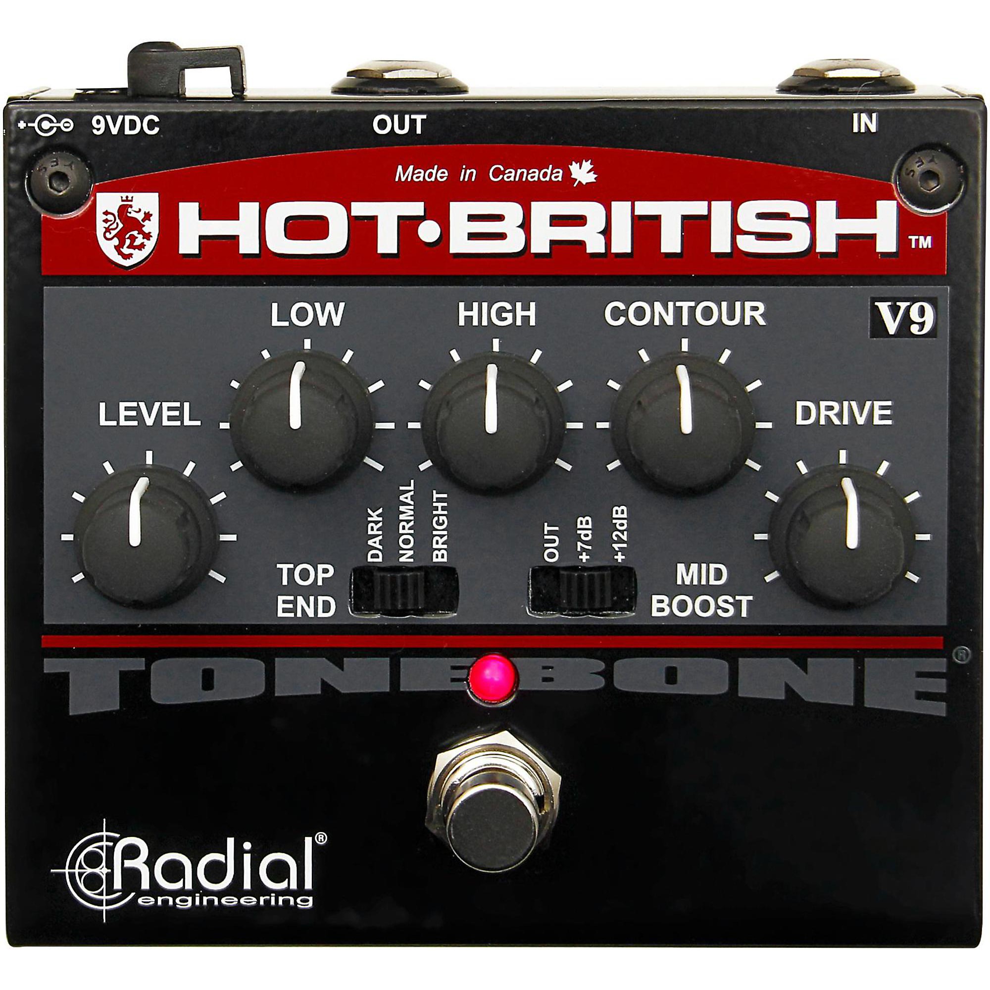最終価格 Radial HOT BRITISH V9 Marshall 系 Radial Engineering Hot-British V9 High Gain Plexi-Style Distortion