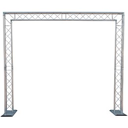 Open Box GLOBAL TRUSS 8'x8' Mobile Goal Post Truss System Level 2 Regular 888366037287