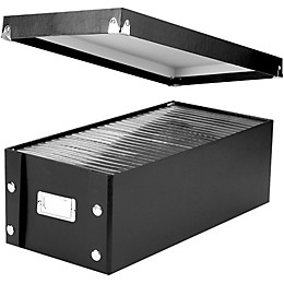 Vaultz Snap-N-StoreDVD Storage Box Black