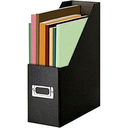 Vaultz Snap-N-Store Magazine File Black