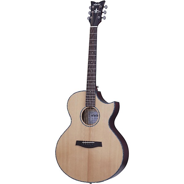 Schecter Guitar Research Orleans Stage Acoustic-Electric Guitar Natural