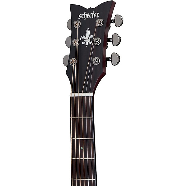 Schecter Guitar Research Orleans Stage Acoustic-Electric Guitar Natural