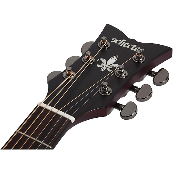 Schecter Guitar Research Orleans Stage Acoustic-Electric Guitar Natural