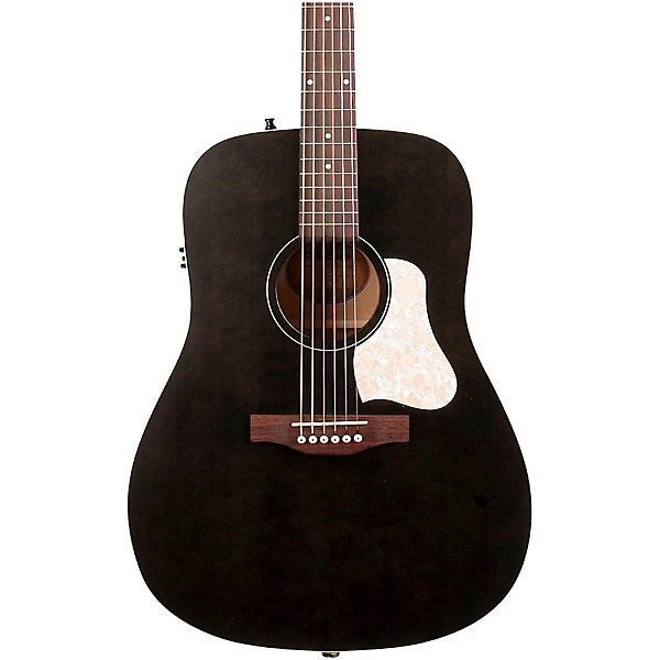 Open Box Art & Lutherie Americana Dreadnought Acoustic-Electric Guitar Level 2 Faded Black 190839658838