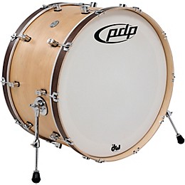 Open Box PDP by DW Concept Series Classic Wood Hoop Bass Drum Level 1 26 x 14 in. Natural/Walnut