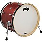 PDP by DW Concept Series Classic Wood Hoop Bass Drum 22 x 16 in. Ox Blood/Ebony Stain thumbnail