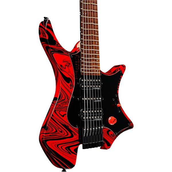 strandberg Boden Singularity True Temperament Electric Guitar Red/Black Swirl