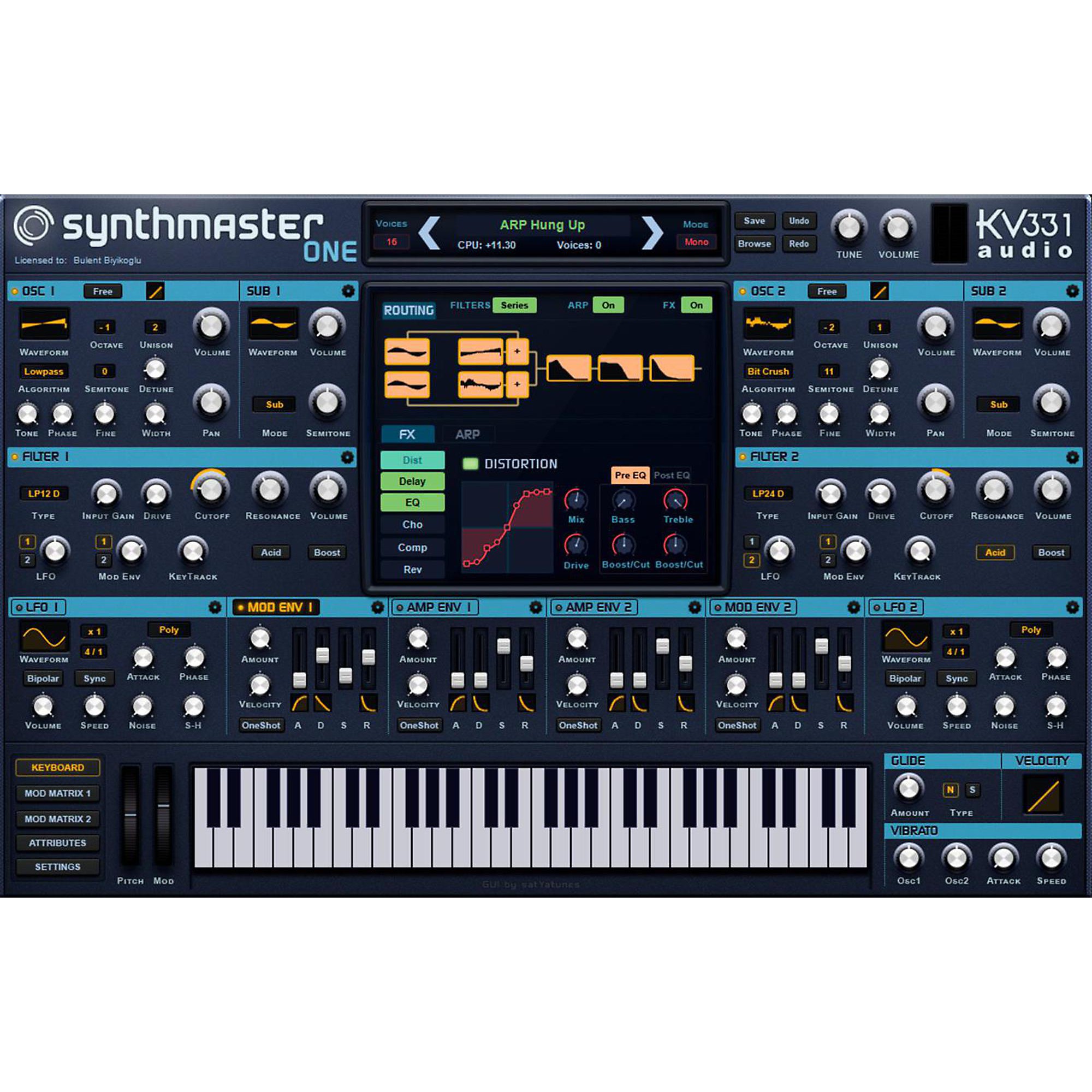 KV331 Audio SynthMaster One | Guitar Center