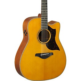 Yamaha A-Series A3M Dreadnought Cutaway A... Yamaha A-Series A3M Dreadnought Cutaway Acoustic-Electric Guitar Vintage Natural