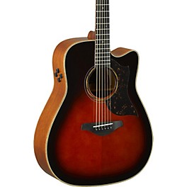 Yamaha A-Series A3M Dreadnought Cu... Yamaha A-Series A3M Dreadnought Cutaway Acoustic-Electric Guitar Tobacco Brown Sunburst