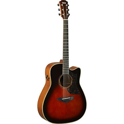 Yamaha A-Series A3m Dreadnought Cutaway Acoustic-Electric Guitar Tobacco Brown Sunburst for sale