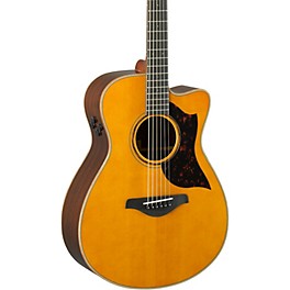 Yamaha A-Series AC3R Concert Cutaway Acousti... Yamaha A-Series AC3R Concert Cutaway Acoustic-Electric Guitar Vintage Natural