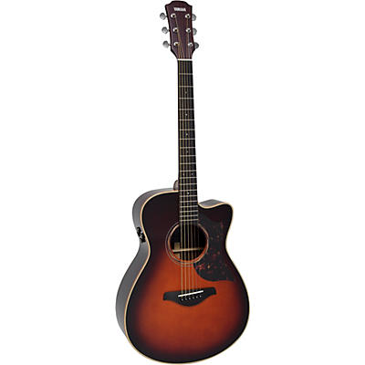 Yamaha A-Series Ac3r Concert Cutaway Acoustic-Electric Guitar Tobacco Brown Sunburst for sale