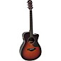 Yamaha A-Series AC3R Concert Cutaway Acoustic-Electric Guitar Tobacco Brown Sunburst