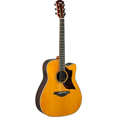 Yamaha A-Series A3r Dreadnought Acoustic-Electric Guitar Vintage Natural for sale