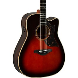 Yamaha A-Series A3R Dreadnought Acoustic-E... Yamaha A-Series A3R Dreadnought Acoustic-Electric Guitar Tobacco Brown Sunburst