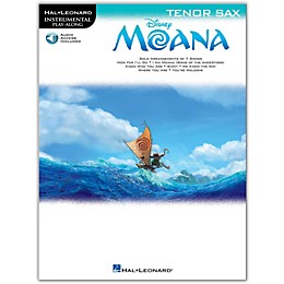 Hal Leonard Moana for Tenor Sax - Instrumental Play-Along Book/Audio Online