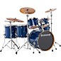 Open Box Ludwig Evolution Maple 6-Piece Shell Pack Level 1 Transparent Blue thumbnail