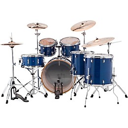 Open Box Ludwig Evolution Maple 6-Piece Shell Pack Level 1 Transparent Blue