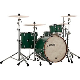 SONOR SQ1 3-Piece Shell Pack With 22" Bass Drum Roadster Green