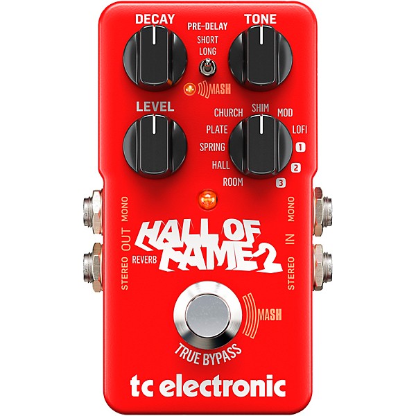TC Electronic Hall of Fame 2 Reverb Effects Pedal