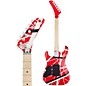 Open Box EVH Striped Series 5150 Electric Guitar Level 2 Red, Black, and White Stripes 197881110093