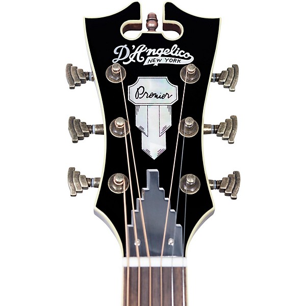 Open Box D'Angelico Premier Delancey Cutaway Dreadnought Acoustic-Electric Guitar Level 1 Vintage Sunburst