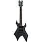 B.C. Rich KKW37-SBK Kerry King Signature Series Warlock 7-String Electric Guitar Ghost Flame Shadow Black