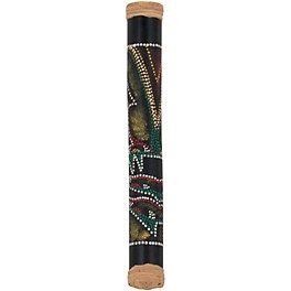 Pearl 16 in. Bamboo Rainstick in Hand-Painted Hidden Spirit Finish