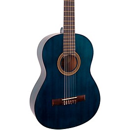 Valencia 200 Series Full Size Classical Acoustic ... Valencia 200 Series Full Size Classical Acoustic Guitar Transparent Blue