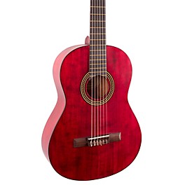 Valencia 200 Series Full Size Classical Acous... Valencia 200 Series Full Size Classical Acoustic Guitar Transparent Wine Red