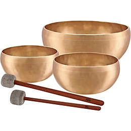 Open Box MEINL Sonic Energy SB-E-4600 Energy Series 3-Piece Therapy Singing Bowl Set with Free Mallets Level 2  197881068370
