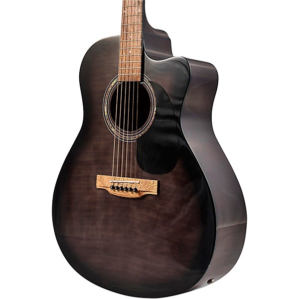 Open Box Laurel Canyon LA-100CESB Acoustic-Electric Guitar Level 2 Transparent Black Sunburst 190839801203