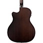 Open Box Schecter Guitar Research Orleans Studio Acoustic Guitar Level 2 See-Thru Black 197881112738