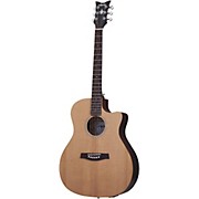 Schecter Guitar Research Deluxe Acoustic Guitar Satin Natural for sale