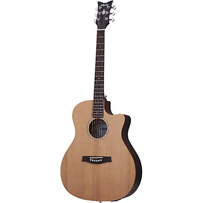 Schecter Guitar Research Deluxe Acoustic Guitar Satin Natural for sale