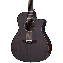 Schecter Guitar Research Deluxe Acoustic Guitar Satin Natural Schecter Guitar Research Deluxe Acoustic Guitar See-Thru Black