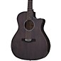 Open Box Schecter Guitar Research Deluxe Acoustic Guitar Level 1 See-Thru Black thumbnail