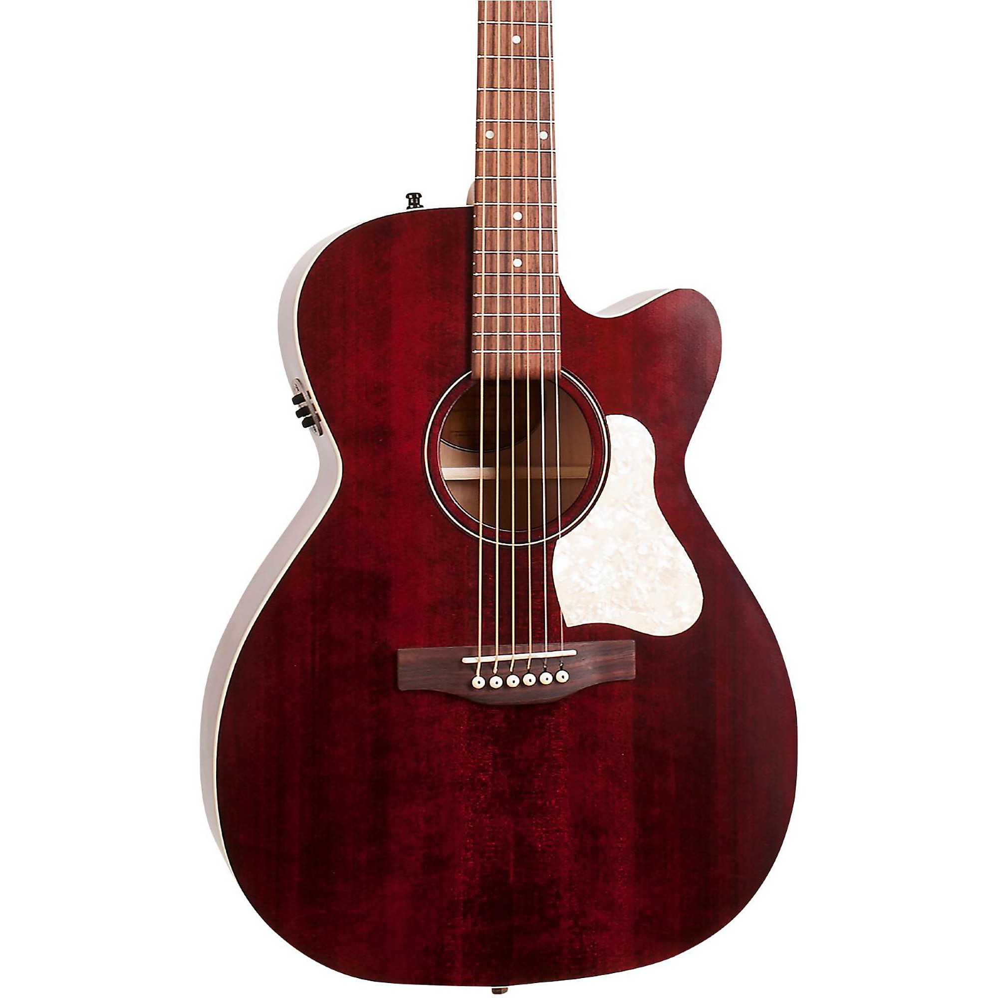 Art & Lutherie Legacy CW QIT Acoustic-Electric Guitar Tennessee Red