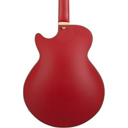 D'Angelico D'Angelico EX-SS Non-F Hole Deluxe Edition Hollowbody Electric Guitar Matte Cherry Tortoise Pickguard