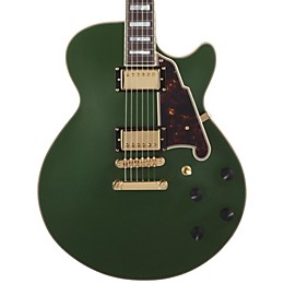 D'Angelico D'Angelico EX-SS Non-F Hole Deluxe Edition Hollowbody Electric Guitar Matte Emerald Tortoise Pickguard