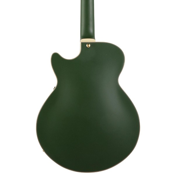 D'Angelico D'Angelico EX-SS Non-F Hole Deluxe Edition Hollowbody Electric Guitar Matte Emerald Tortoise Pickguard